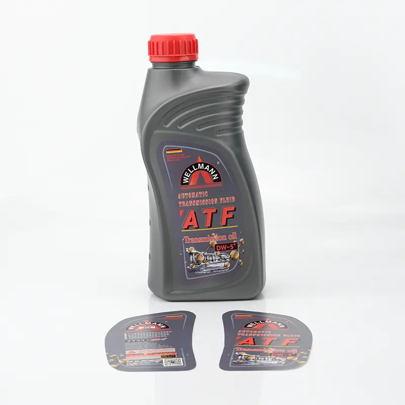 Blow Molding HDPE Oil Bottles na may IML Label