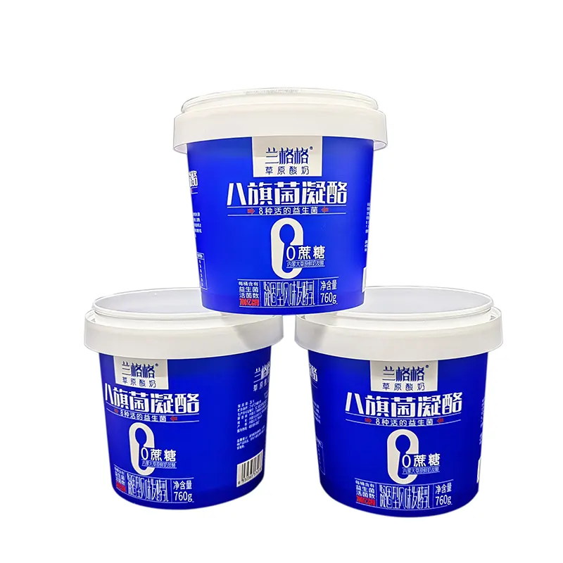 Injection Molding PP Snack Container na may IML Label