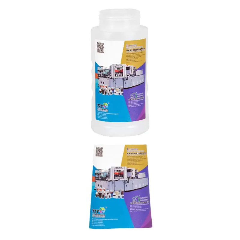 PE Toiletry Bottles IML Label Blow Molding