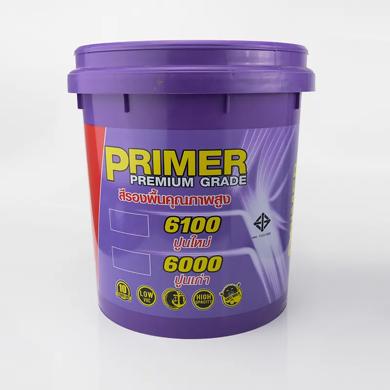 PP Paint Bucket Injection Molding IML Label